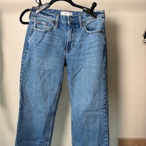 Abercrombie & Fitch Light Blue Low Rise Jeans